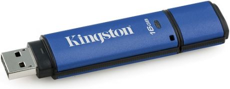 USB флешка Kingston Vault Privacy 3.0 16Gb Gray (DTVP30DM/16GB) USB 3.0 / 165 Мб/с / 22 Мб/с