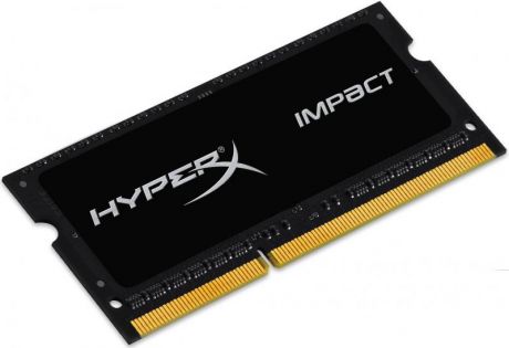 Оперативная память для ноутбуков Kingston HyperX Impact HX316LS9IB/4 SO-DIMM 4GB DDR3 1600MHz SO-DIMM 204-pin/PC-12800/CL9