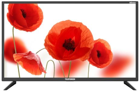 Телевизор Telefunken TF-LED32S96T2 LED 31,5" Black, noSmart TV, 16:9, 1366х768, 3000:1, 220 кд/м2, USB, HDMI, AV, noWi-Fi, DVB-T, T2, C