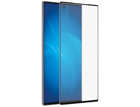 Закаленное стекло 3D DF sColor-81 black с цветной рамкой для Samsung Galaxy Note 10