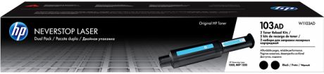 Картридж HP 103AD (W1103AD) черный (black) 2 x 2500 стр для HP Neverstop Laser 1000/1200