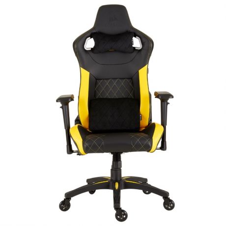 Кресло игровое Corsair Gaming T1 RACE 2018 чёрный жёлтый CF-9010015-WW