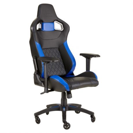 Кресло игровое Corsair Gaming T1 RACE 2018 чёрный синий CF-9010014-WW