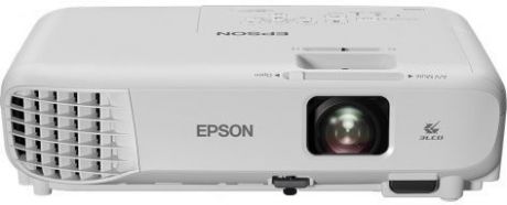 Мультимедийный проектор Epson EB-E001 White 3P-Si LCD / 1024 х 768 / 4:3 / 3100 Lm / 10000:1