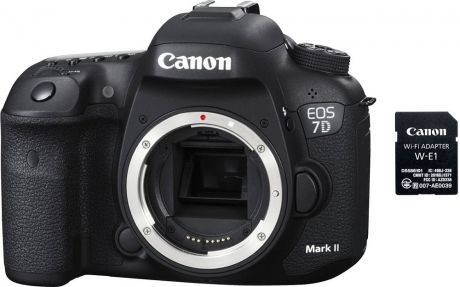 Фотоаппарат Canon EOS 7D Mark II Body + Wi-Fi adapter (9128B128) Black 20.2 Mp, 22.4 х 15 мм / 5472x3648 / экран 3.0" / 910 г