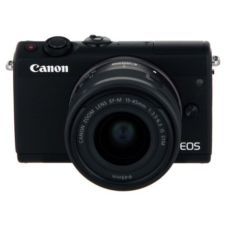 Фотоаппарат Canon EOS-M100 Kit 15-45 IS STM (2209C012) Black 24.2 Mp, 22.3 х 14.9 мм / 6000 x 4000 / экран 3.0" / 302 г