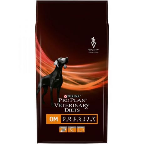 Сухой корм Purina Pro Plan Veterinary diets OM корм для собак при ожирении, пакет, 3 кг 12382606
