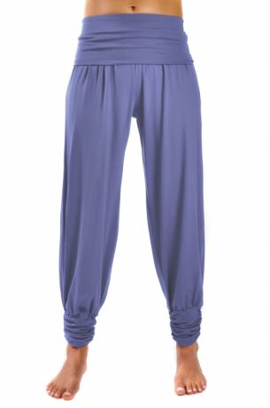 Штаны гаремы длинные черничные YogaDress (0,3 кг, M (46), фиолетовый)