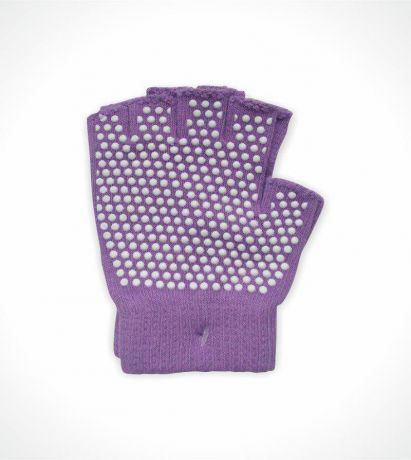 Перчатки для йоги антислип Health Рамайога (сиреневый)