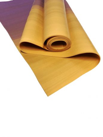 Коврик для йоги Puna marbled (0.8 кг, 183 см, 3.5 мм, желто-фиолетовый, 60 см)