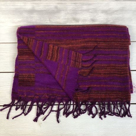 Плед для медитации и шавасаны фиолетовый (0,5 кг, 200 см, бордо, 100см)