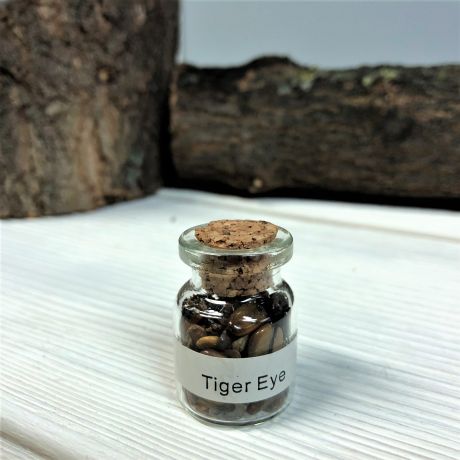 Тигровый глаз в бутылочке 3см (0,05 кг)