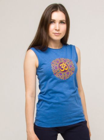 Майка женская Холи синяя YogaDress (0,1 кг, S (44), синий)
