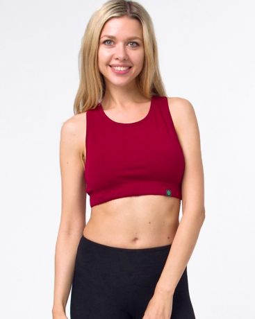 Топ женский Miss Incredible бордовый YogaDress (0,1 кг, S (44), бордовый)