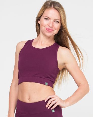 Топ женский Miss Incredible сливовый YogaDress (0,1 кг, S (44), фиолетовый)