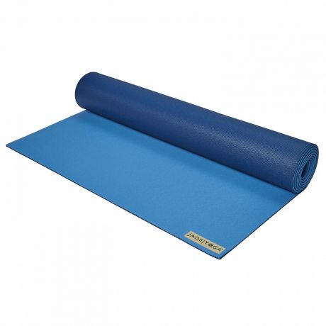 Коврик для йоги Jade Two tone 5 мм из каучука (2,3 кг, 180 см, 5 мм, темно-синий, 60 см)