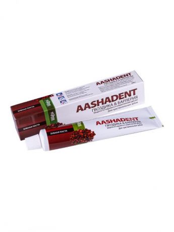 Зубная паста Гвоздика и Барлерия AashaDent (100 г)