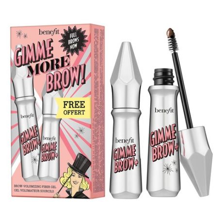 Benefit Gimme More Brow! 2 геля для увеличения объема бровей в 1 наборе в ассортименте оттенок 4