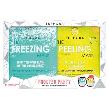 SEPHORA COLLECTION Frosted Party Набор масок Freezing & Peeling