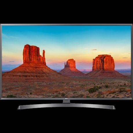 Телевизор LED 43" LG 43UK6750 серебристый, Ultra HD, 50Hz, DVB-T, DVB-T2, DVB-C, USB, WiFi, Smart TV