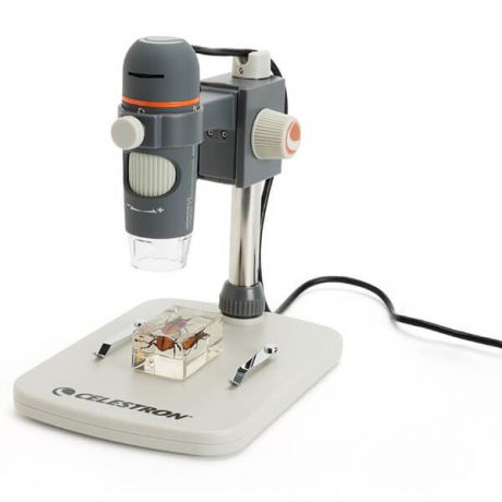 Портативный цифровой микроскоп Celestron Pro (+ Книга знаний «Невидимый мир» в подарок!)
