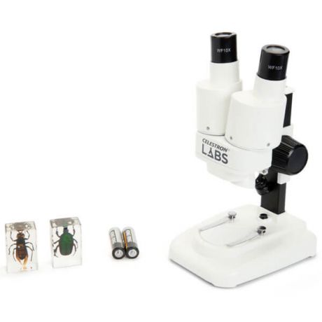 Микроскоп Celestron Labs S20 (+ Книга знаний «Невидимый мир» в подарок!)
