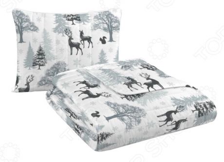 Подушка-одеяло трансформер «Зимняя прогулка»