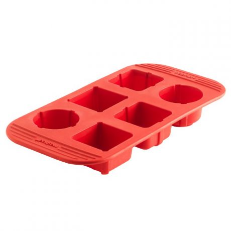 Форма для кекса Mastrad на 6 шт, цвет красный, в подарочной упаковке