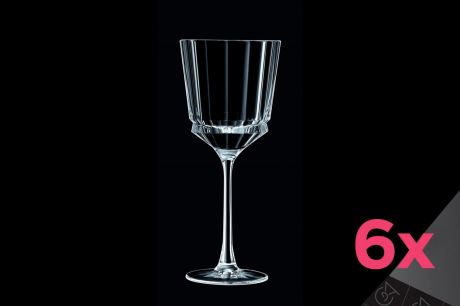Набор из 6-ти бокалов для вина 250мл MACASSAR Cristal d’Arques