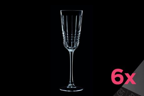Набор из 6-ти бокалов для шампанского 170мл RENDEZ-VOUS Cristal d’Arques
