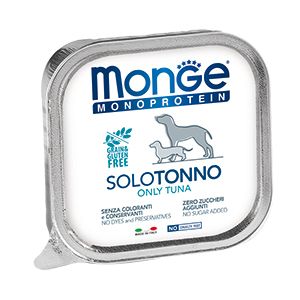 Корм для собак Monge Dog Monoproteico Solo паштет из тунца конс. 150г