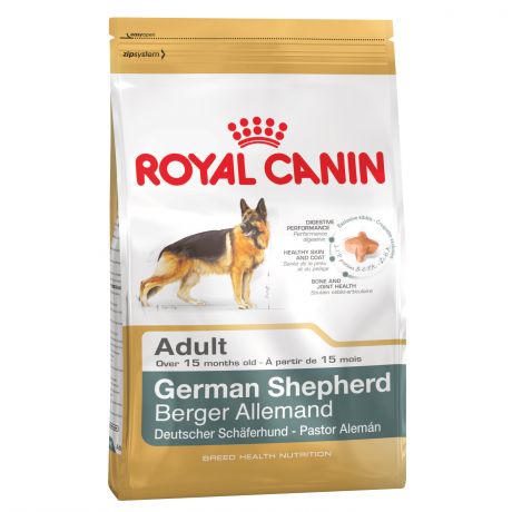 Корм для собак ROYAL CANIN German Shepherd 24 для породы Немецкая овчарка старше 15 месяцев сух. 12кг