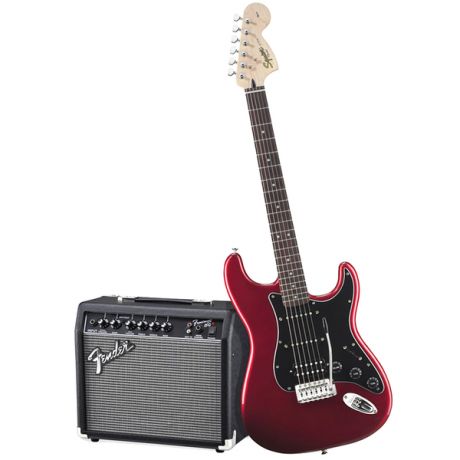 Гитарный комплект Fender Affinity Series Stratocaster HSS Pack Candy Apple Red
