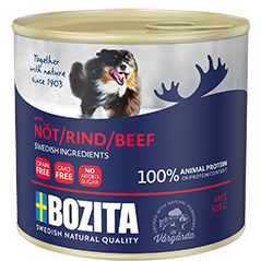 Корм для собак BOZITA мясной паштет c говядиной конс. 625г