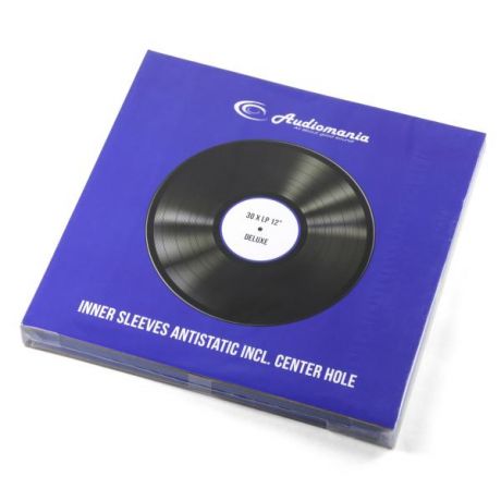 Конверт для виниловых пластинок Audiomania 12 Inner Sleeves Antistatic Incl. Center Hole Blue (внутренний) (30 шт.)