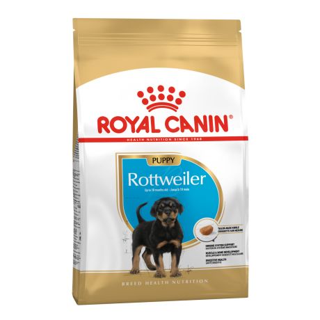Корм для щенков ROYAL CANIN Rottweiler Puppy для породы Ротвейлер до 18 месяцев сух. 12кг