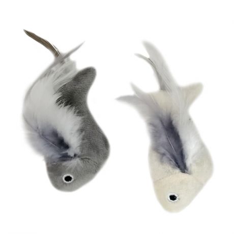 Игрушка для кошек CHOMPER Arctic Dream Набор Рыбки с перьями 2 шт