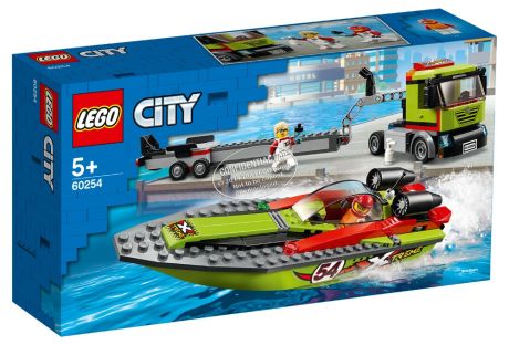 Конструктор LEGO City 60254 ЛЕГО Сити Транспортировщик скоростных катеров