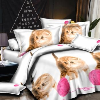 Комплект постельного белья "Котята"