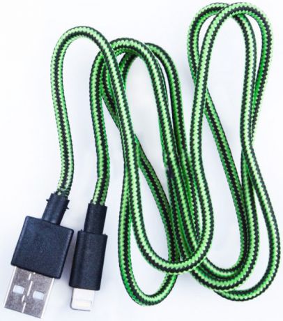 Кабель Liberty Project USB - Apple Lightning R0003902 Green/Black