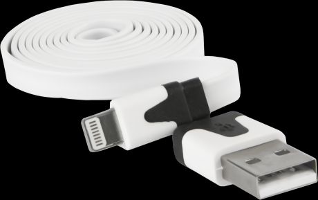 Кабель Red Line USB – Apple Lightning White