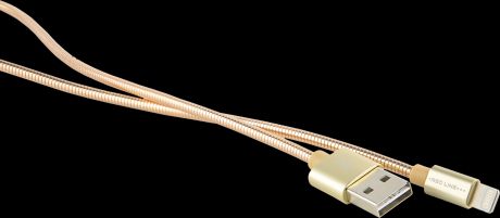 Кабель Red Line S7 USB – Apple Lightning Gold