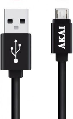 Кабель Akai USB – microUSB 3m Black