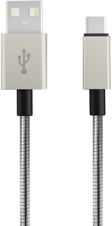 Кабель Akai Metall USB to USB-C 1m Silver