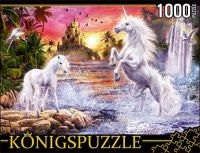 Пазл Konigspuzzle 1000 эл 68,5*48,5см Единороги МГК1000-6515