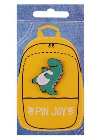 Значок Pin Joy Динозаврик с улыбкой (металл) (12-08599-004)