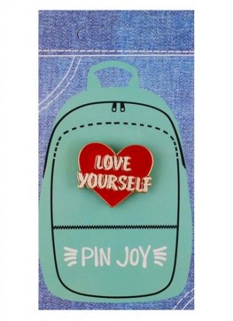 Значок Pin Joy Сердце Love Yourself (металл) (12-08599-008)