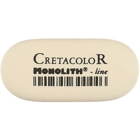 Ластик художественный MONOLITH для растуширования, стирания ч/гр карандашей, 50*23*9, Cretacolo