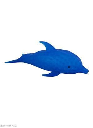 Мяшка-прикол прозрачная Дельфин, 20см (орр)