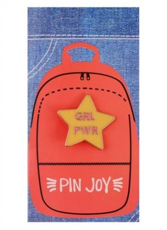 Значок Pin Joy Girl Power (металл) (12-08599-006)